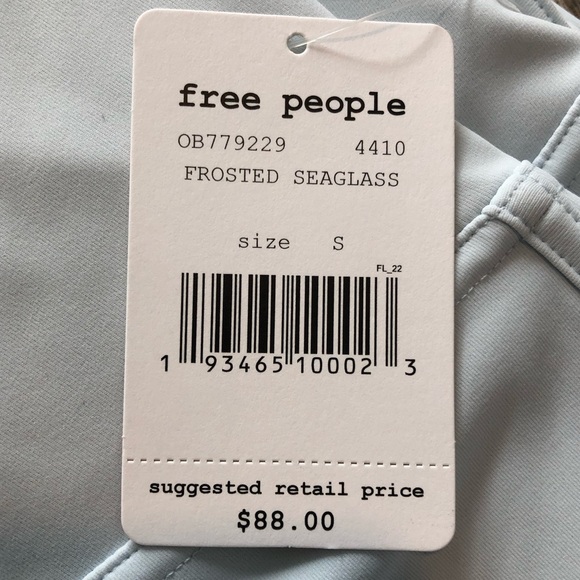 Free People Revelation Leggings In Frosted Seaglsss. NWT! Sz S - Picture 5 of 6